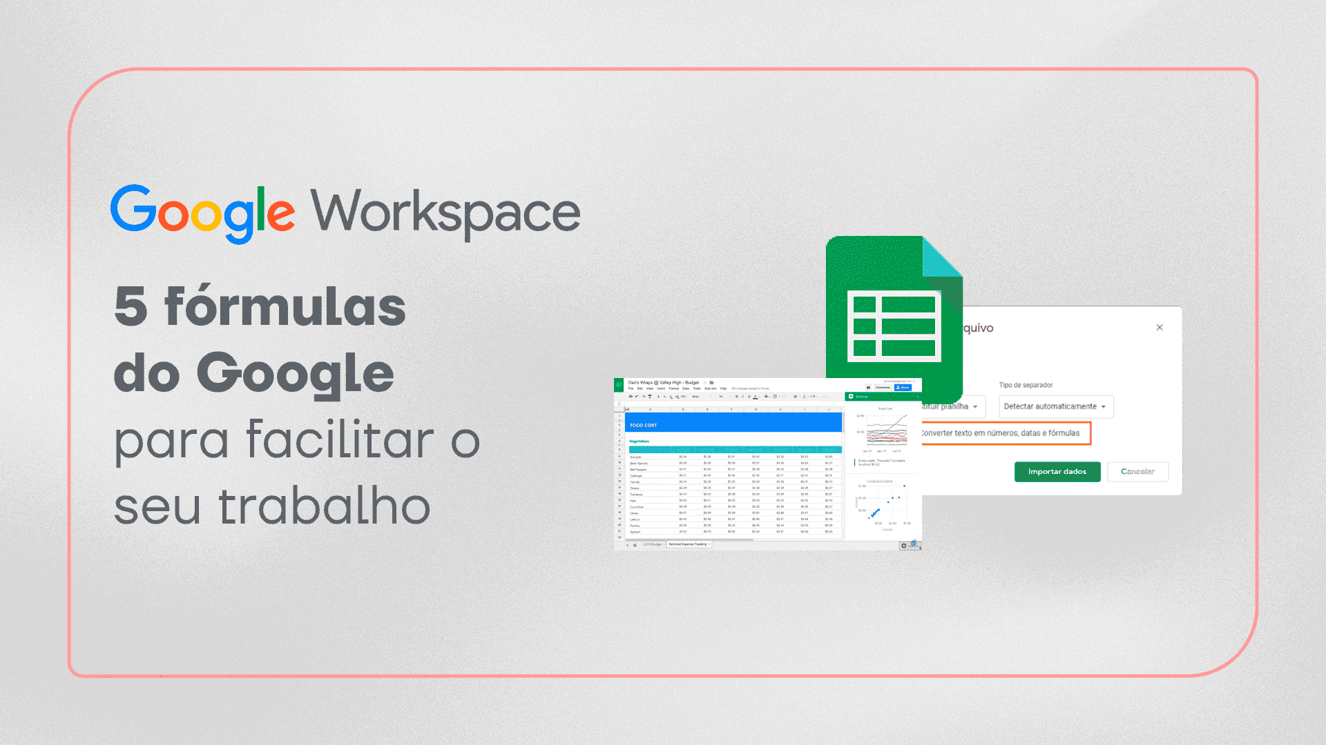 Fórmulas do Google Planilha para facilitar o seu trabalho