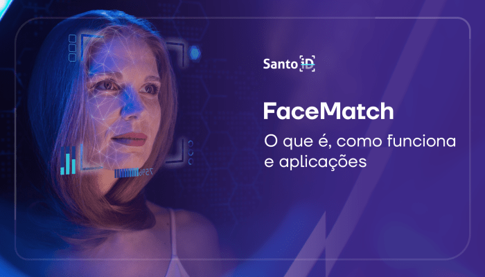 O Facematch é uma tecnologia de biometria facial que utiliza inteligência artificial para verificação de identidade a partir de uma imagem. Saiba mais!