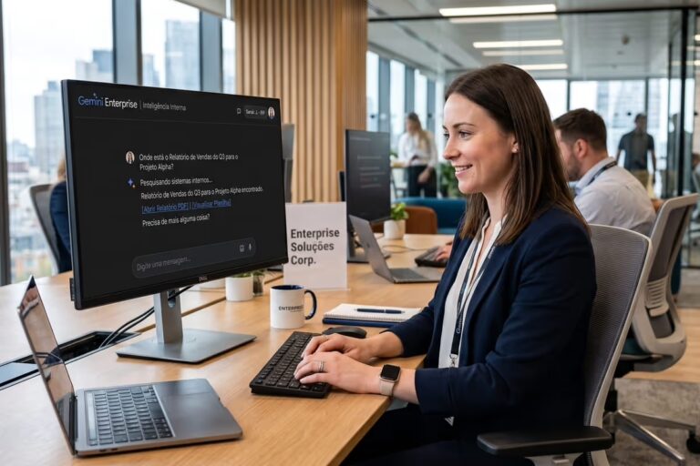 Gemini Enterprise e Google Workspace: como o contexto global acelera o dia a dia