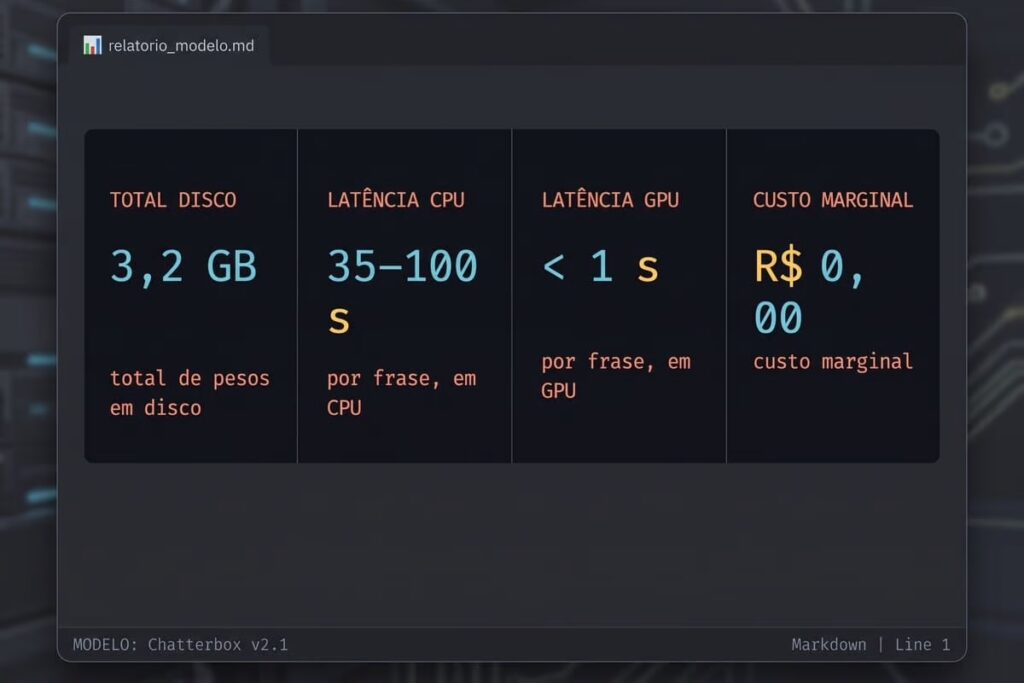 Dados do Chatterbox sobre clonagem de voz por IA